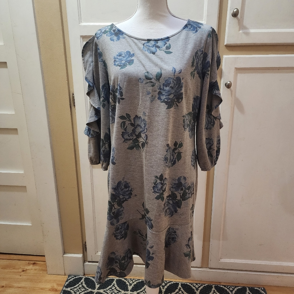 Westport Women's Floral Knee-length Dress - Picture 2 of 14